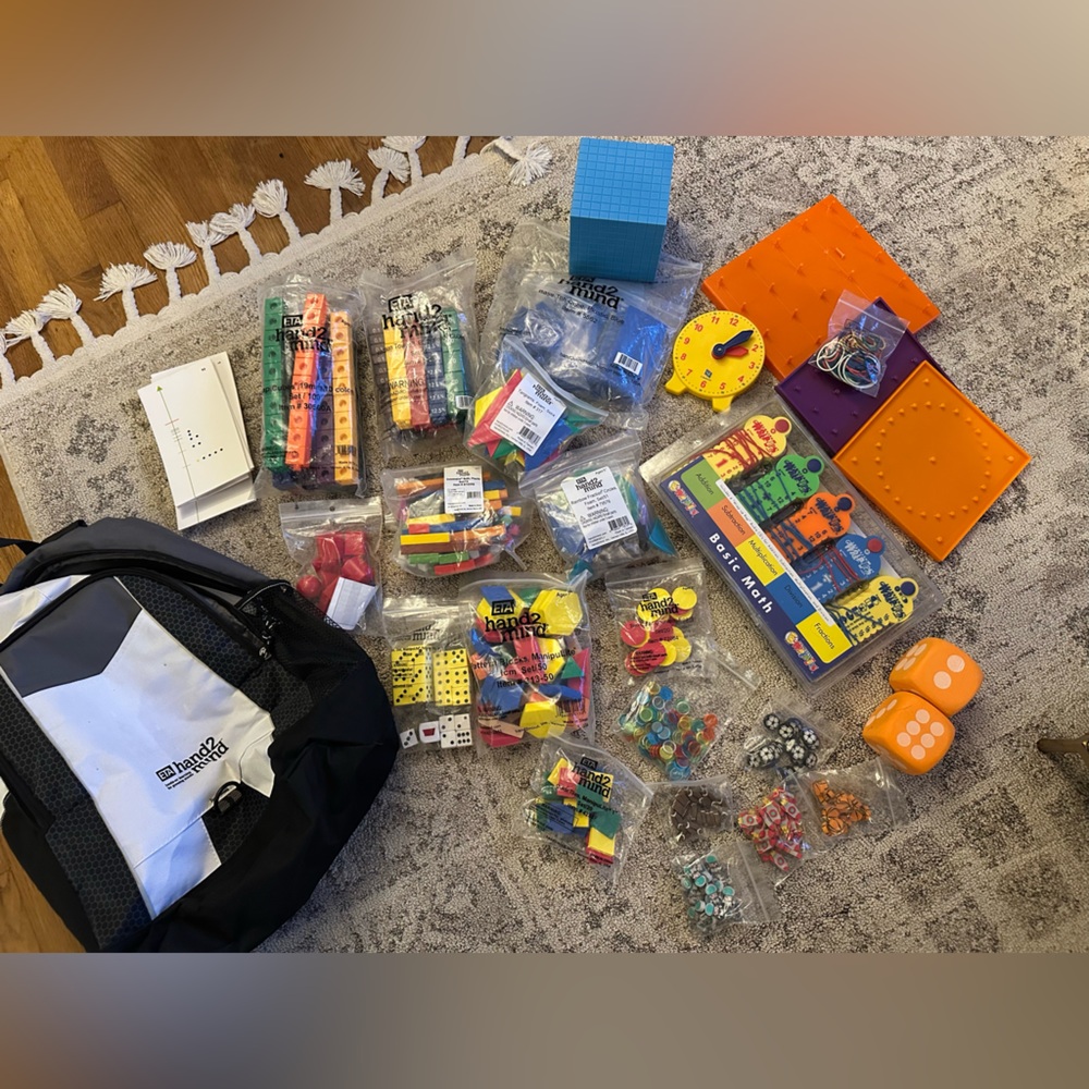 Hand2Mind math manipulatives kit, elementary